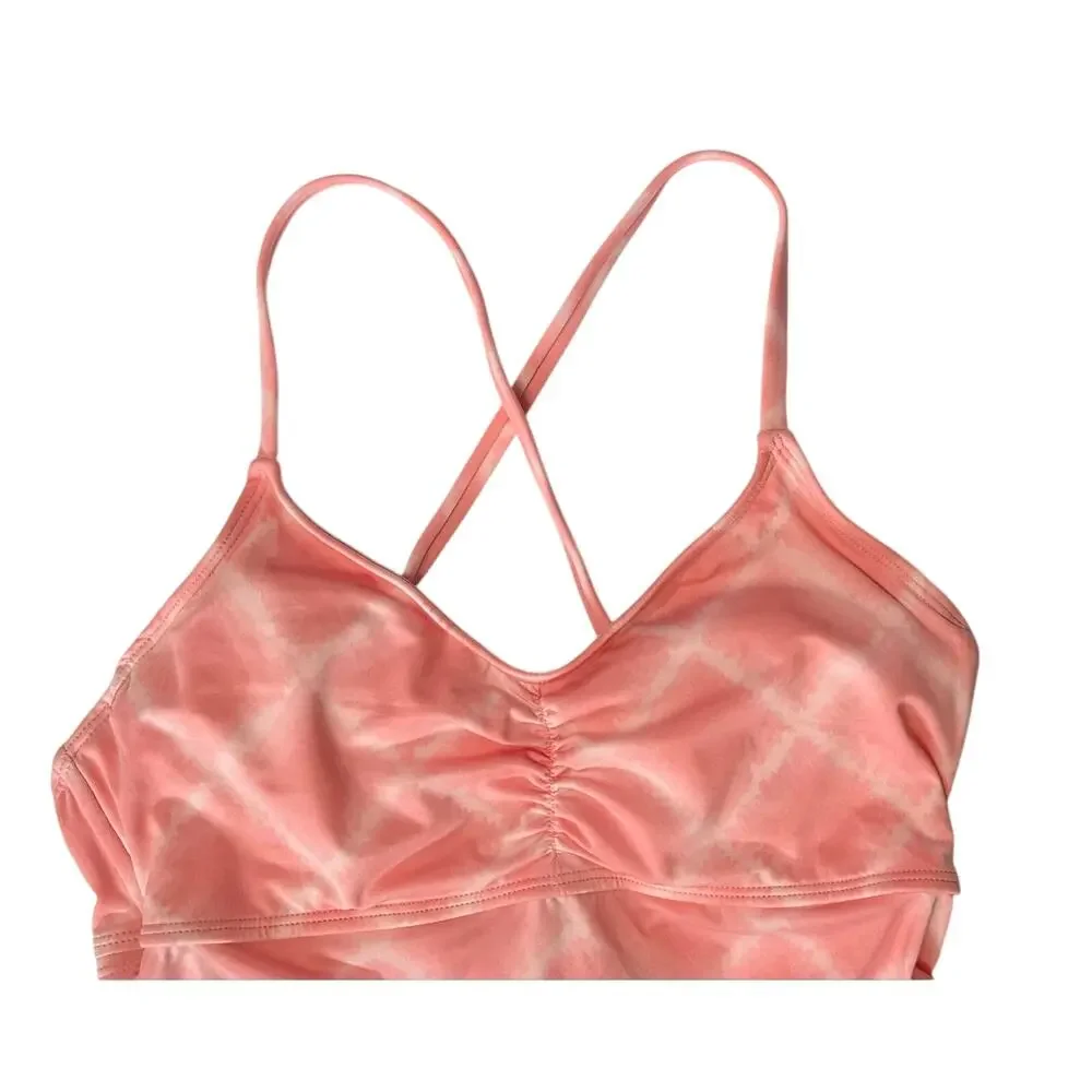 NWOT Carve Designs Camari Tankini Swim Top Rose Pink Size 34C